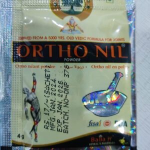 Babaji Herbals Ortho Nil Powder (1000 Piece) Free 5 Piece Pain Ointment or Pain Oil