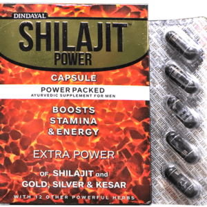 Dindayal Aushadhi Shilajit Power Capsule (Gold Power)(3 Pack)(30 Capsules)