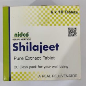 NIDCO SHILAJEET PURE EXTRACT TABLET (6*10 TABLETS)